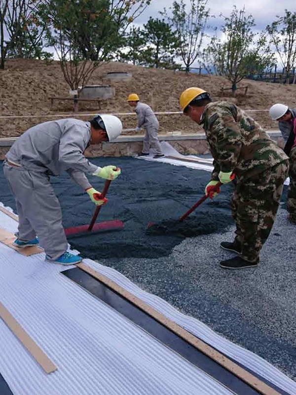 砂基現澆透水路面